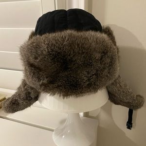 Vintage Crown Cap Trapper Hat